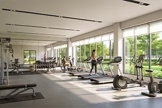 Gymnasium at VVIP Addresses