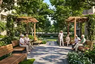 Senior Citizen Area at VVIP Addresses