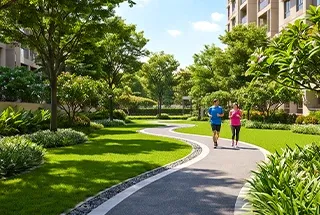 Jogging Track at VVIP Addresses