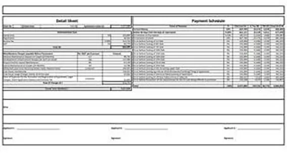 VVIP Addresses cost sheet preview