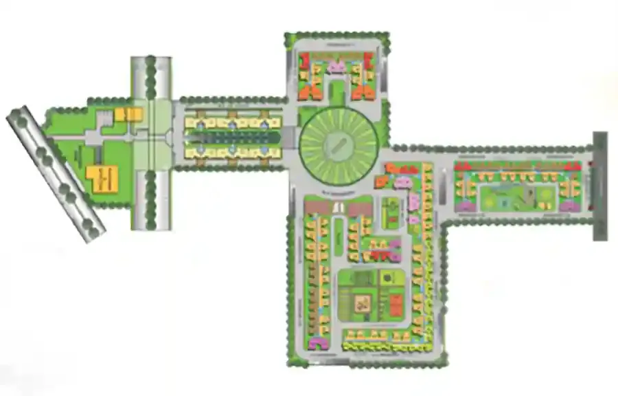 VVIP Addresses master plan layout